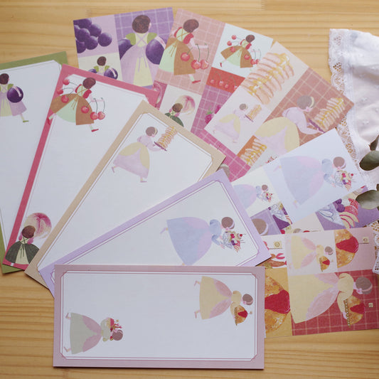 おかっぱさん一筆箋