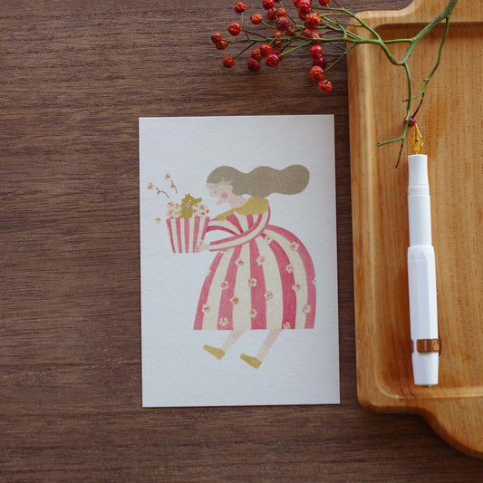 どこからきたの?-ポップコーン- ポストカード