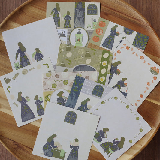 冬がくる ましかく筆記帳