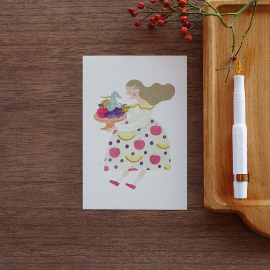 どこからきたの?-くだもの- ポストカード