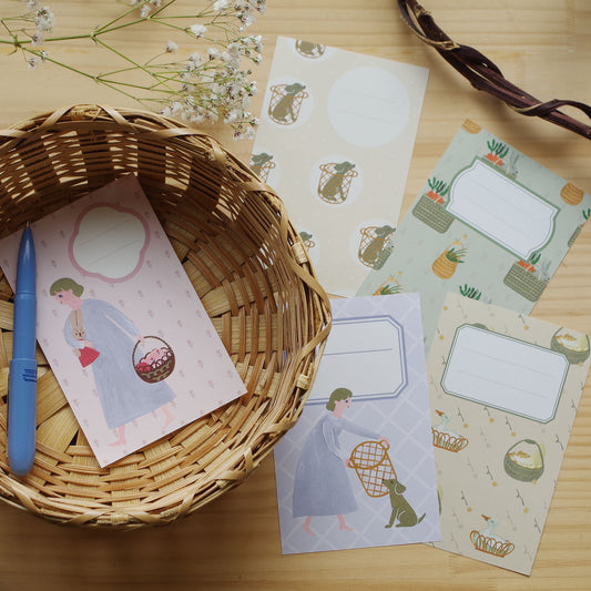 君のかごです 方眼手紙帳