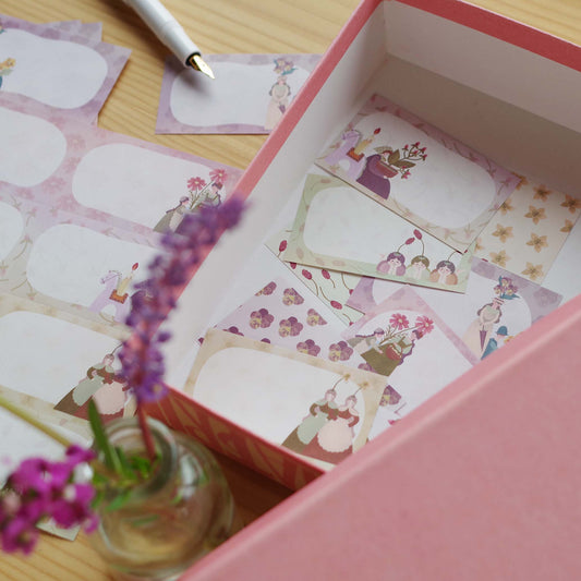 花瓶さん きりとり箋