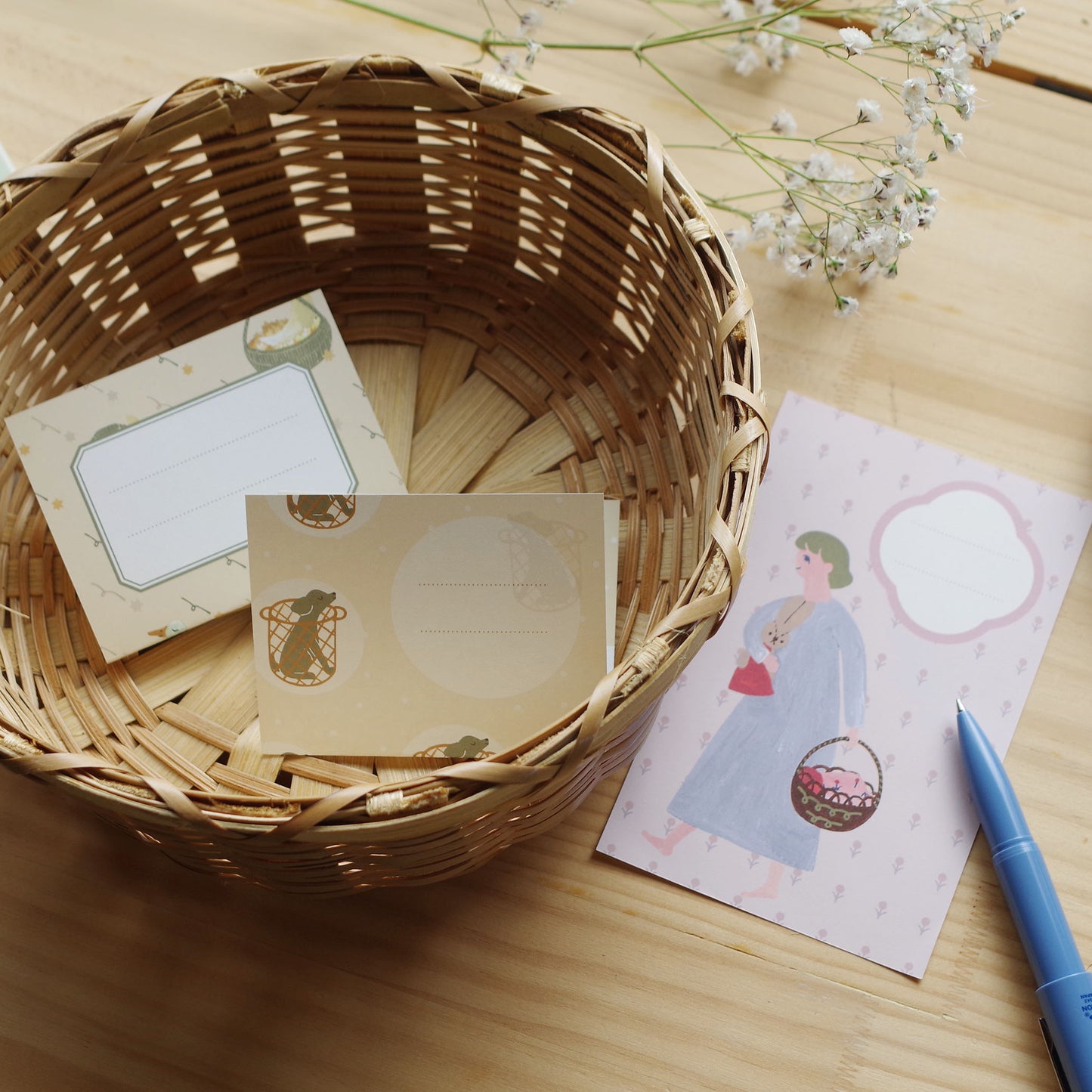 君のかごです 方眼手紙帳