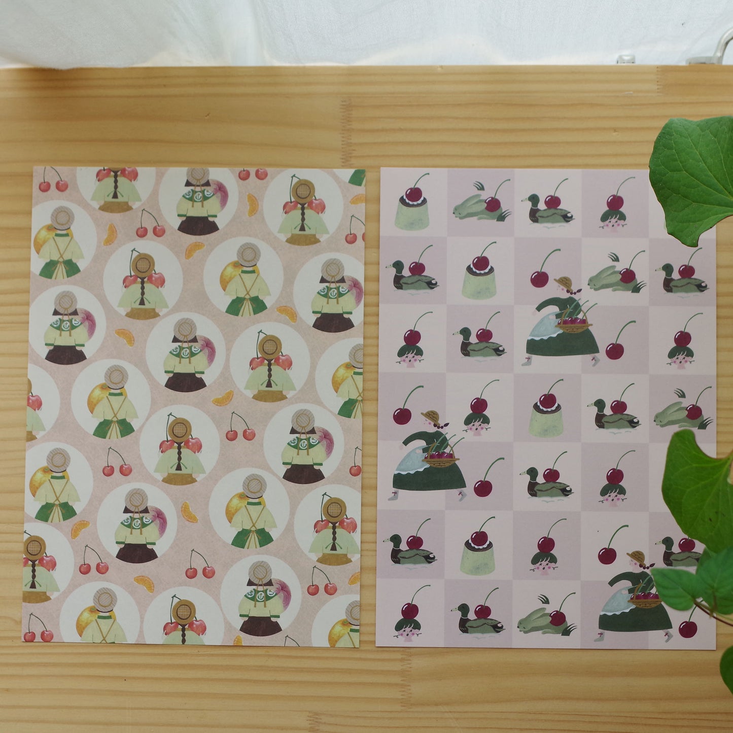 くだものもりあわせ デザインペーパー