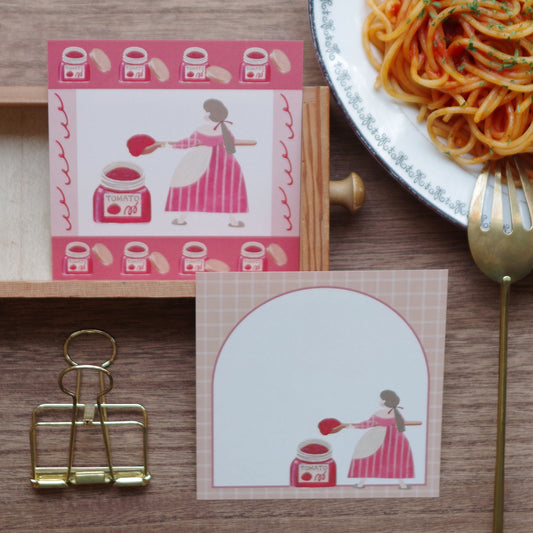 今日のメニューはナポリタン ましかくメモ