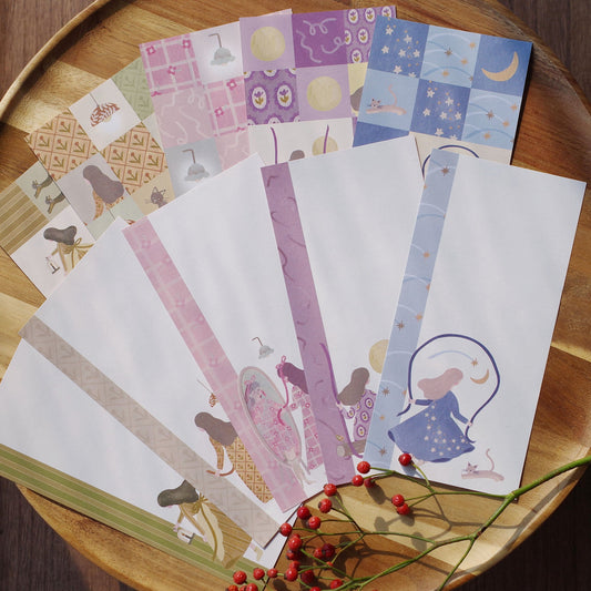 今日もりぼんと 一筆箋