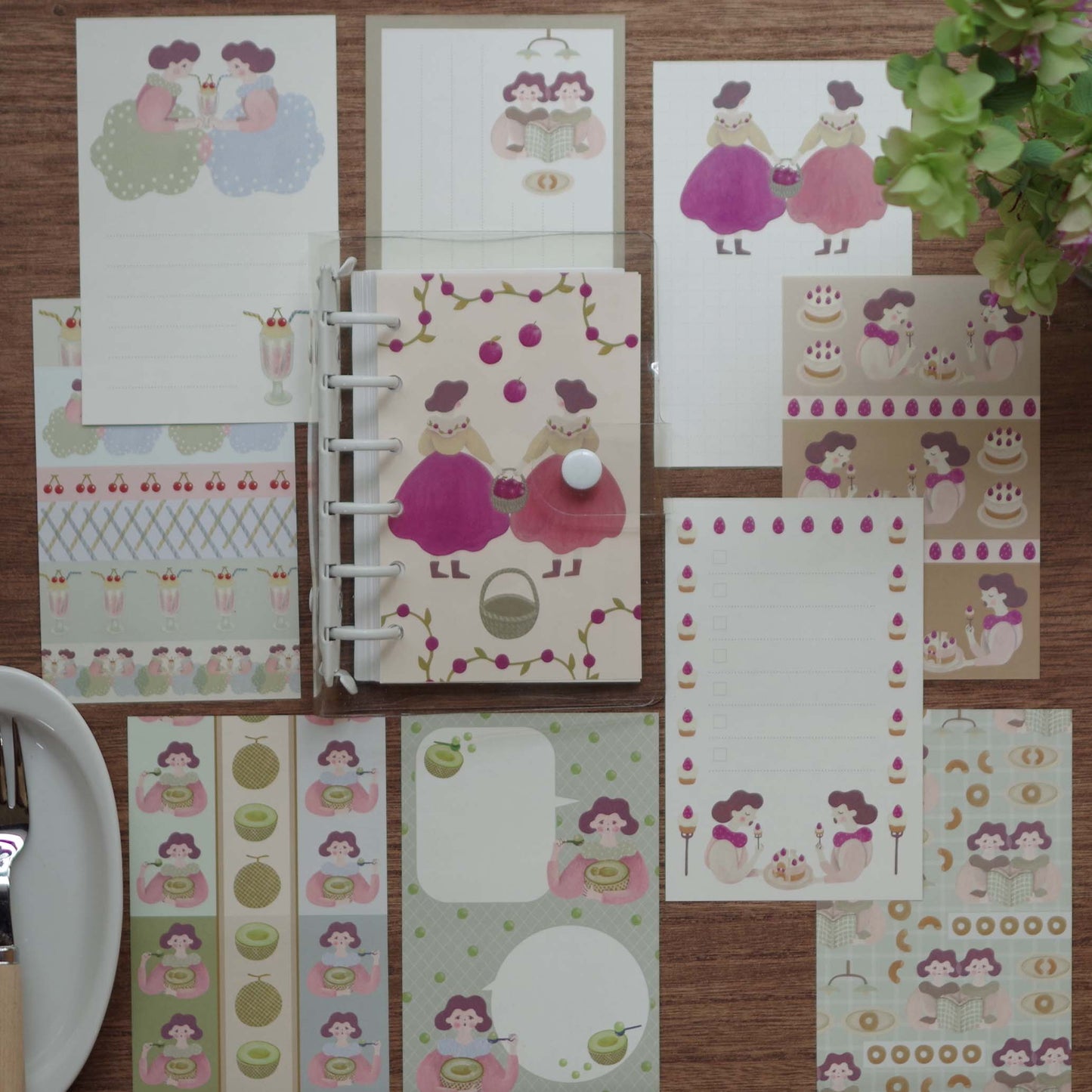 はんぶんこ メモ紙ブレンド