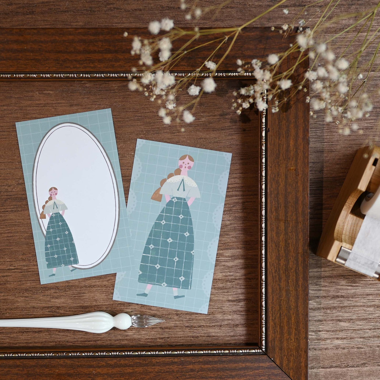 おめかし ちいさなフレームメモ