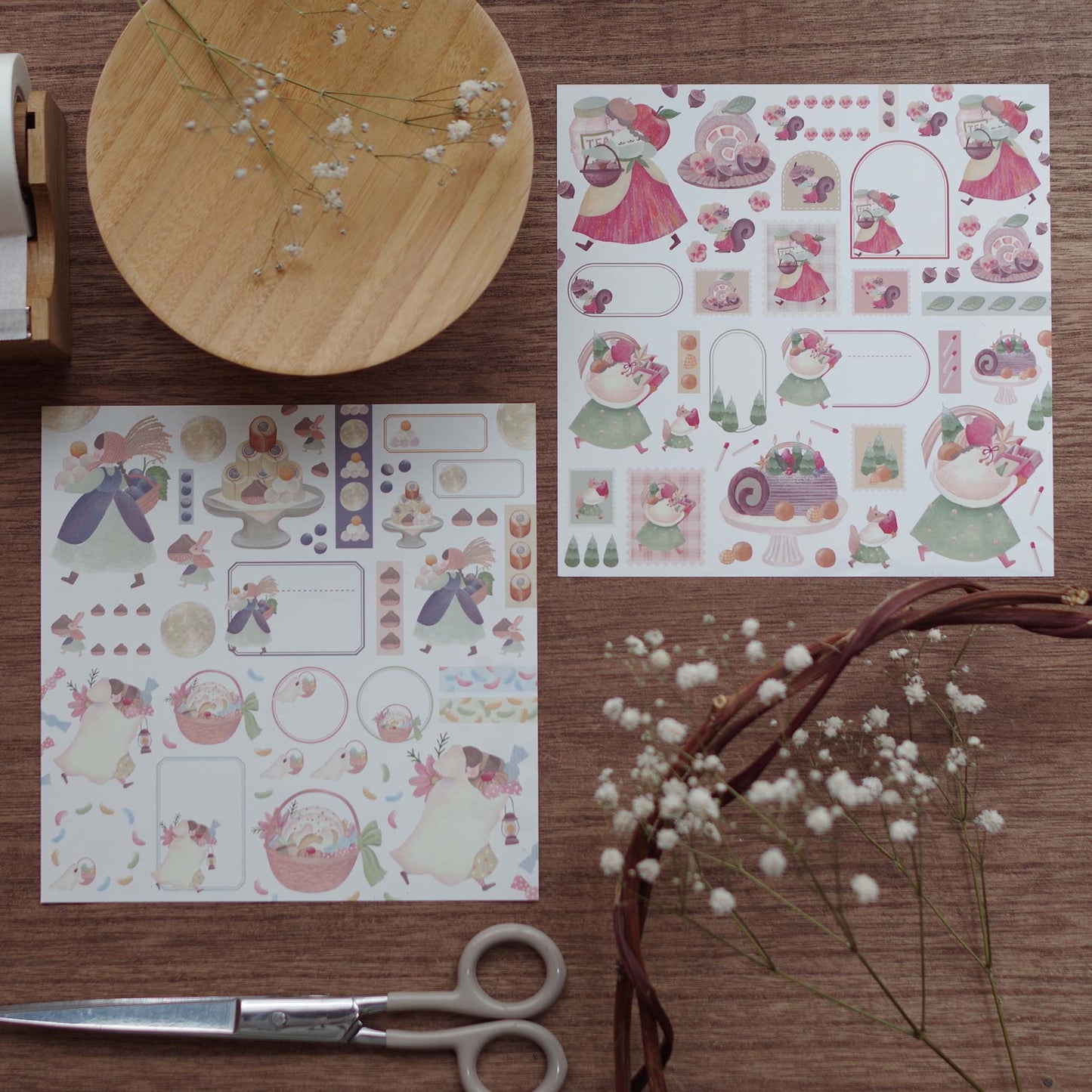 12ヶ月の特製ロール 素材集みたいなおりがみ