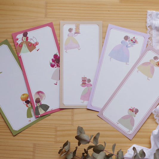 おかっぱさん一筆箋