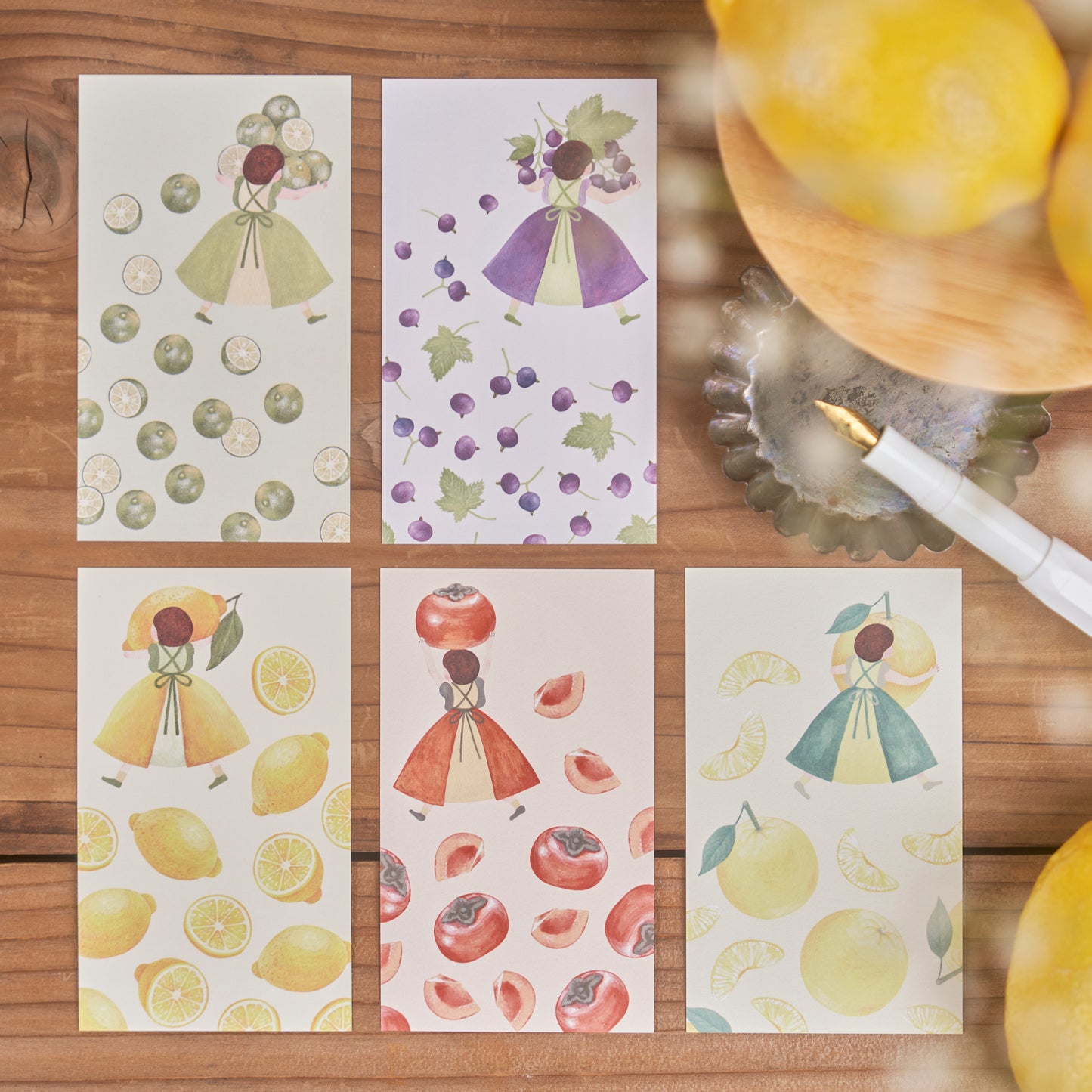 くだものどろぼうその3 ちいさなフレームメモ