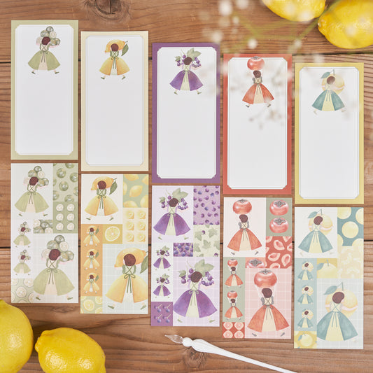 くだものどろぼうその3 一筆箋