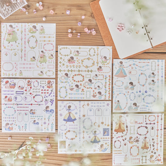 季節のアクセサリー屋さん 素材集みたいなおりがみ