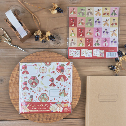 くだものどろぼう 素材集みたいなおりがみ