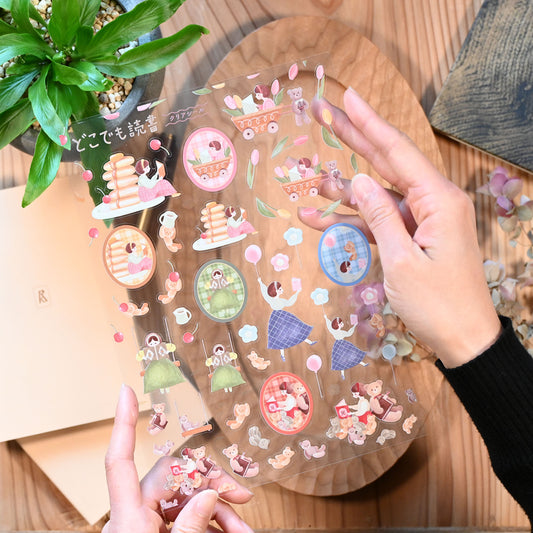 どこでも読書 クリアシール