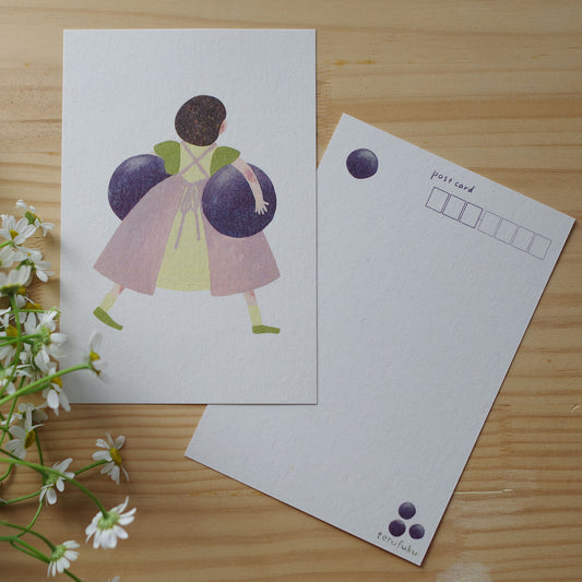 ポストカード-ぶどうどろぼう-