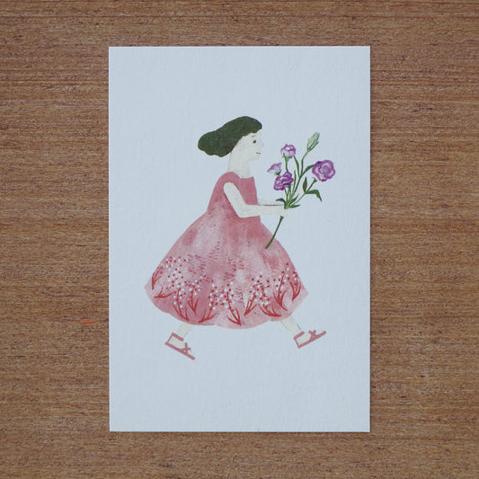 ポストカード-トルコキキョウ-