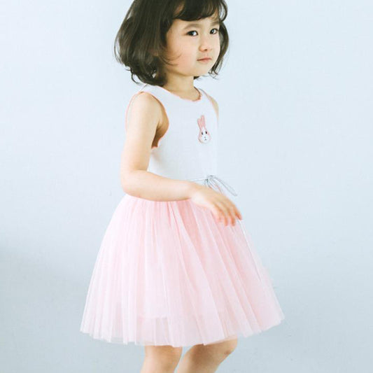 【特集 うさぎ×にんじん】うさぎのふんわりドレス(90~130cm)