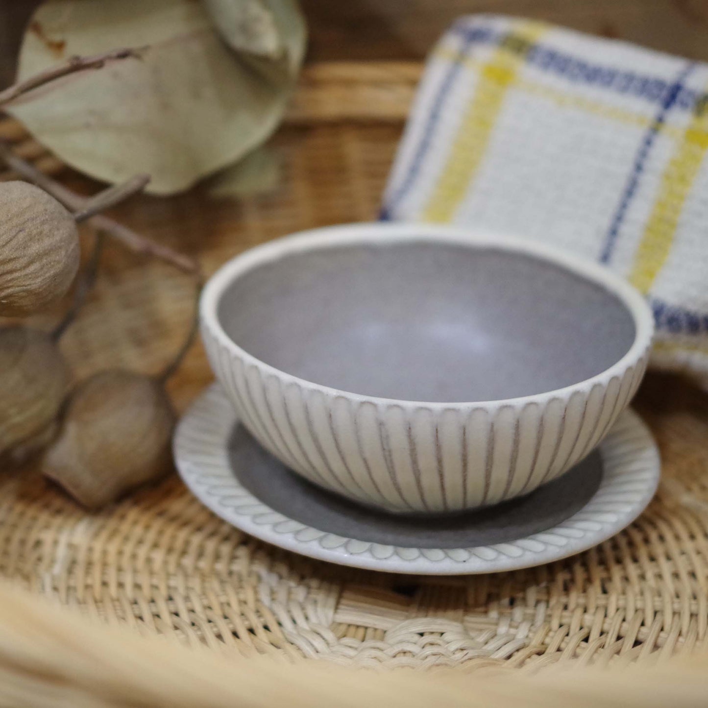 長嶺陶房 カフェオレセット