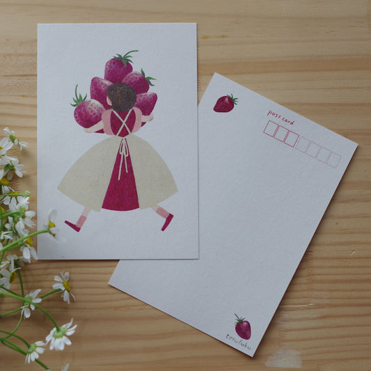 ポストカード-いちごどろぼう-