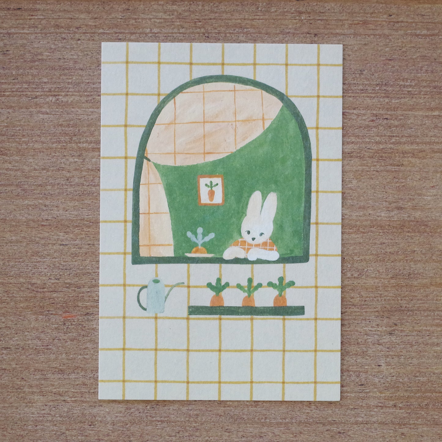 うさぎ、にんじんとの暮らし ポストカード5枚セット