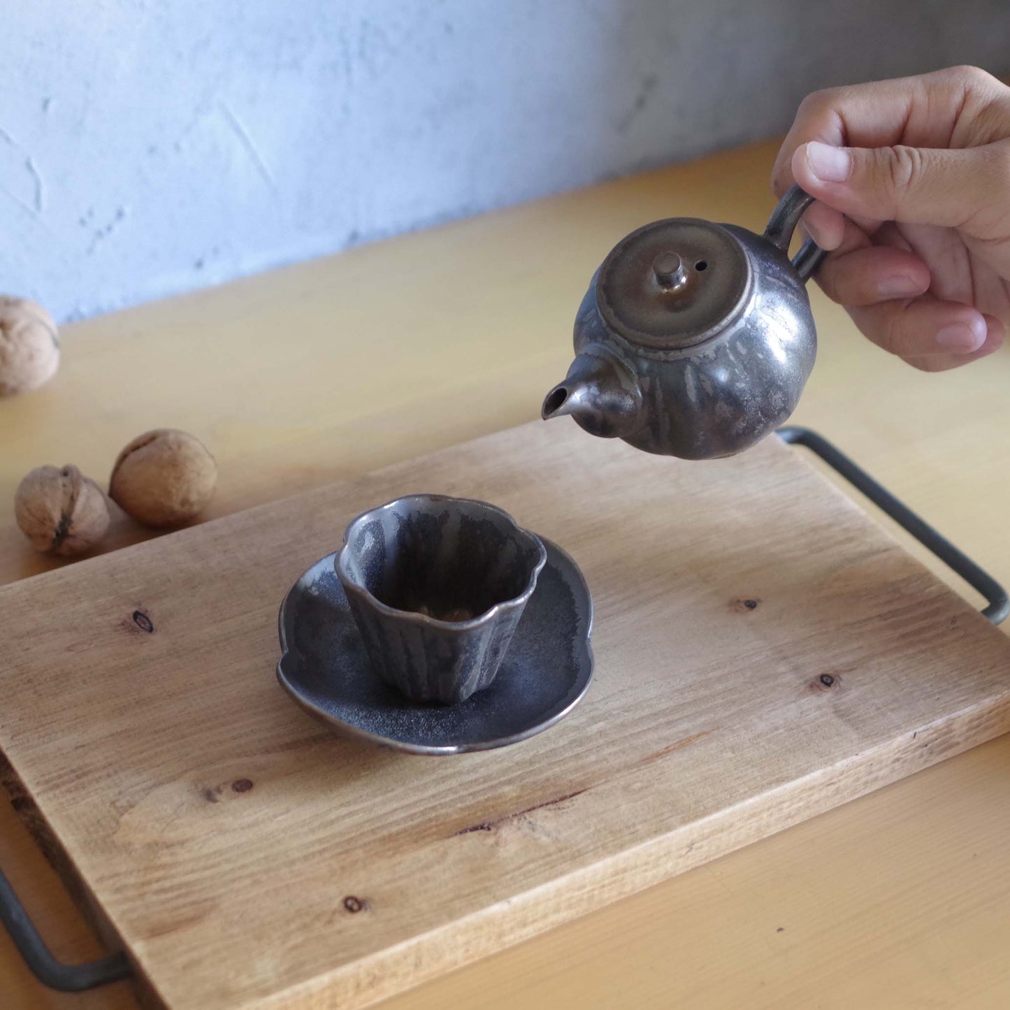 藤村佳澄 カヌレ茶器セット