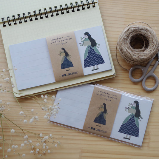 terufuku meets uchico sashico一筆箋