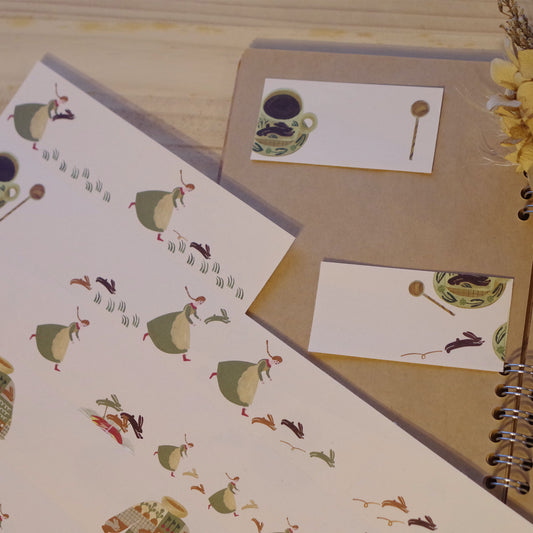 うさぎうさぎどこへゆく キリトリ物語シート