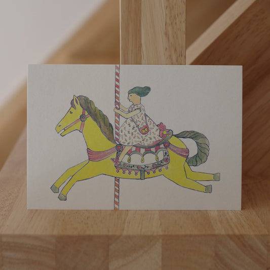 ポストカード-メリーゴーランド-