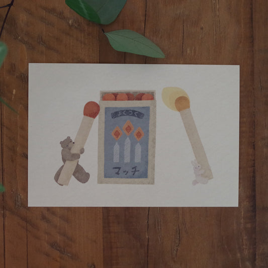 ポストカード-せっせと灯して-