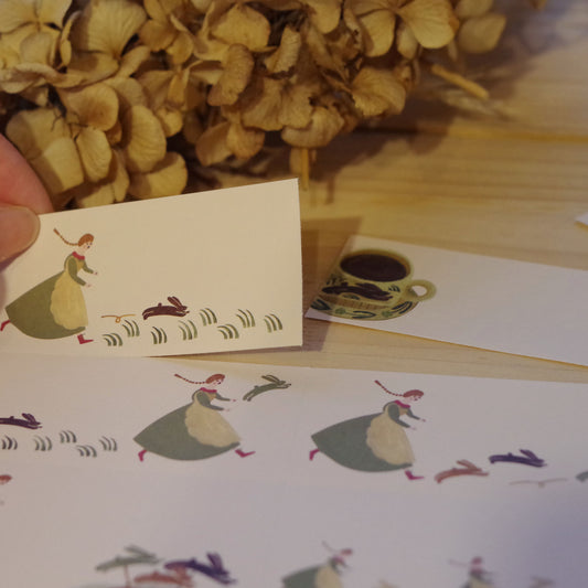 うさぎうさぎどこへゆく キリトリ物語シート