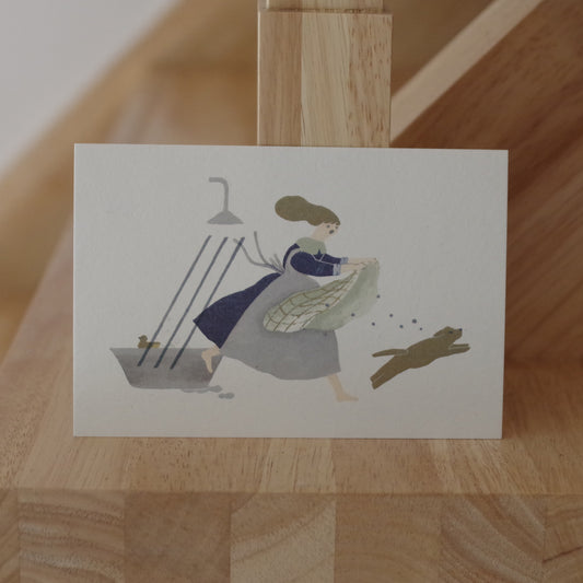 ポストカード-まってまって-