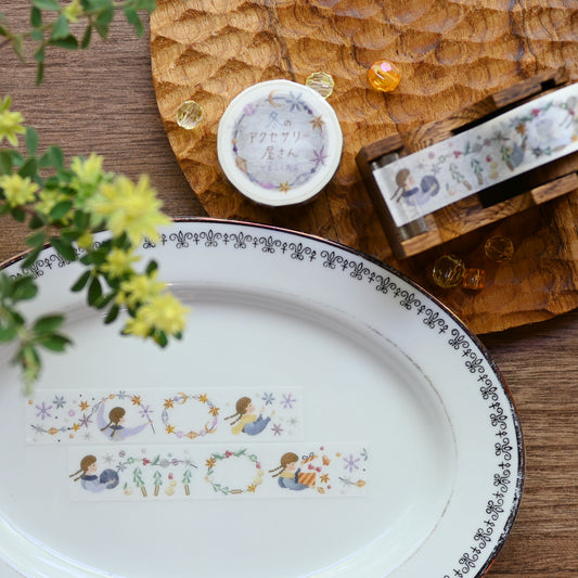 冬のアクセサリー屋さん マスキングテープ