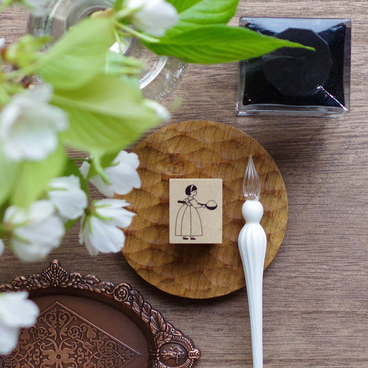 【スタンプ】スプーンとおかっぱさん