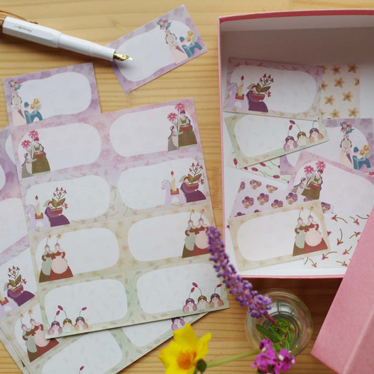 花瓶さん きりとり箋