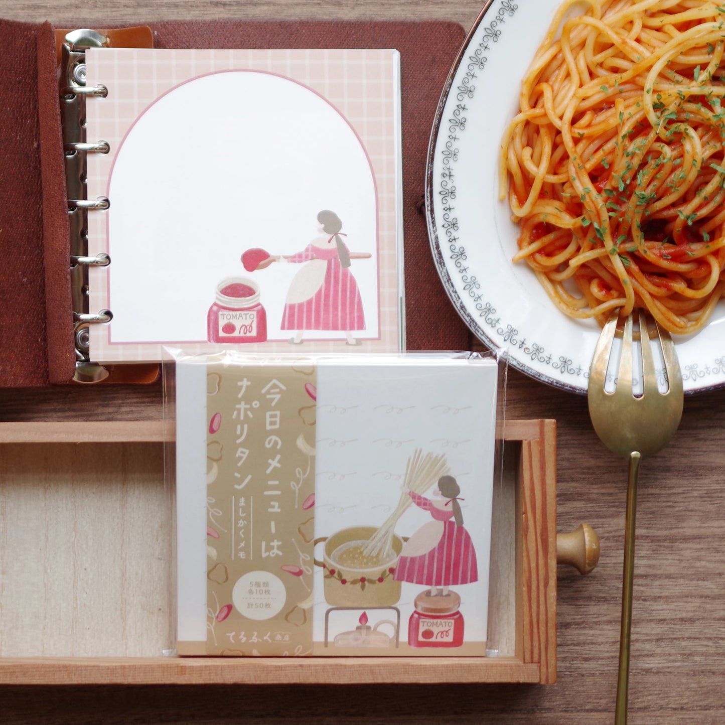 今日のメニューはナポリタン ましかくメモ