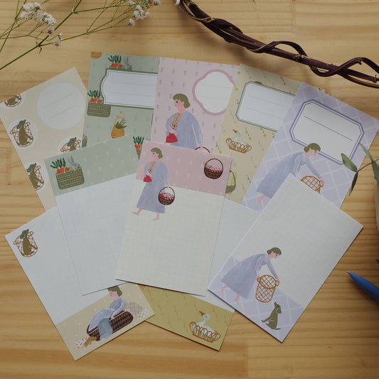 君のかごです 方眼手紙帳