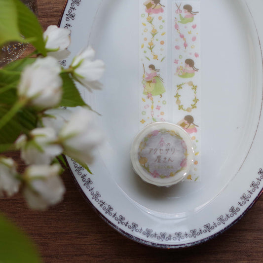 春のアクセサリー屋さん マスキングテープ