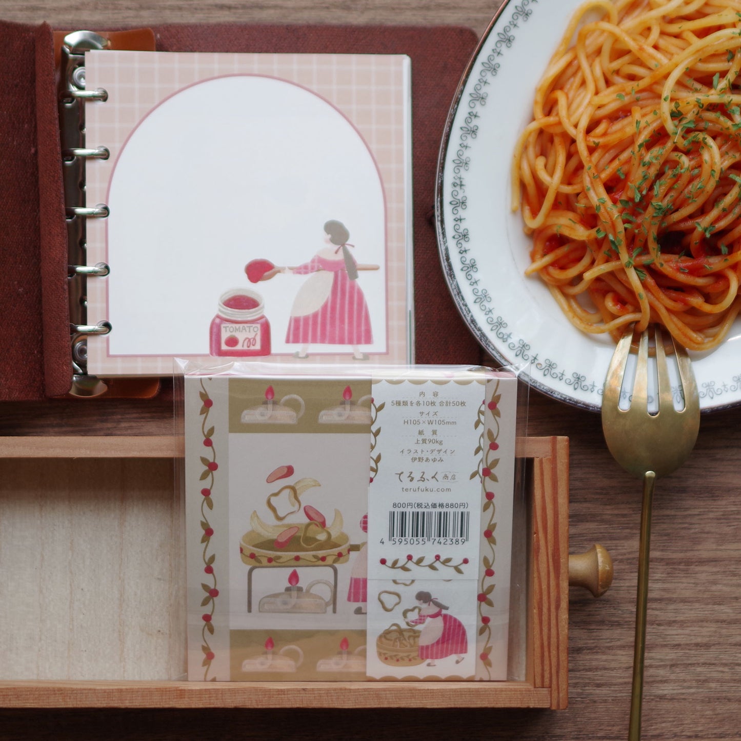 今日のメニューはナポリタン ましかくメモ