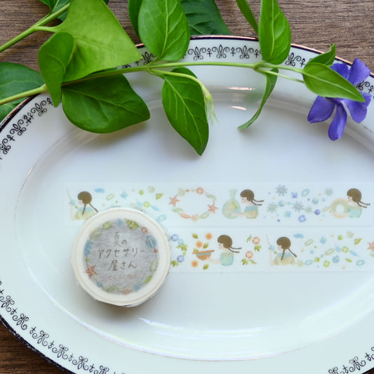 夏のアクセサリー屋さん マスキングテープ