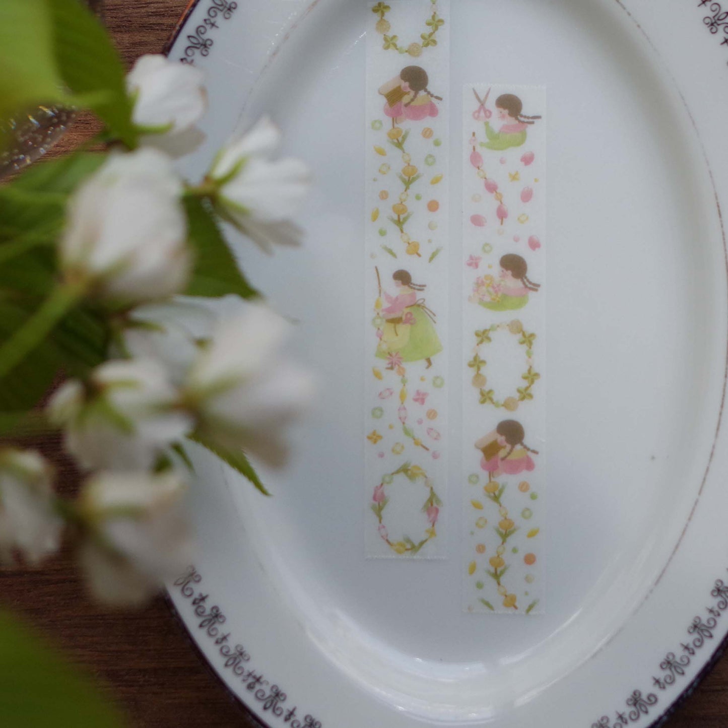 春のアクセサリー屋さん マスキングテープ