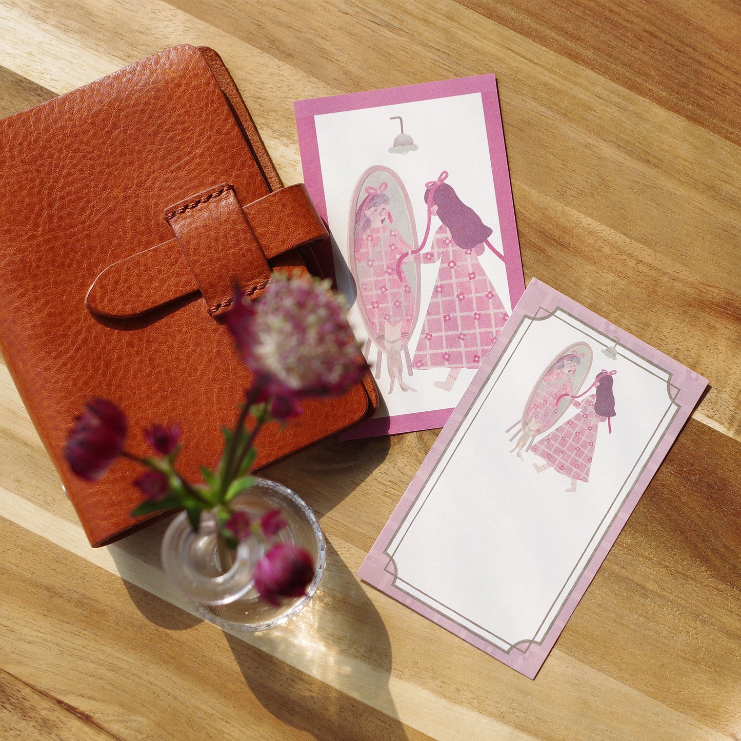 今日もりぼんと ちいさなフレームメモ