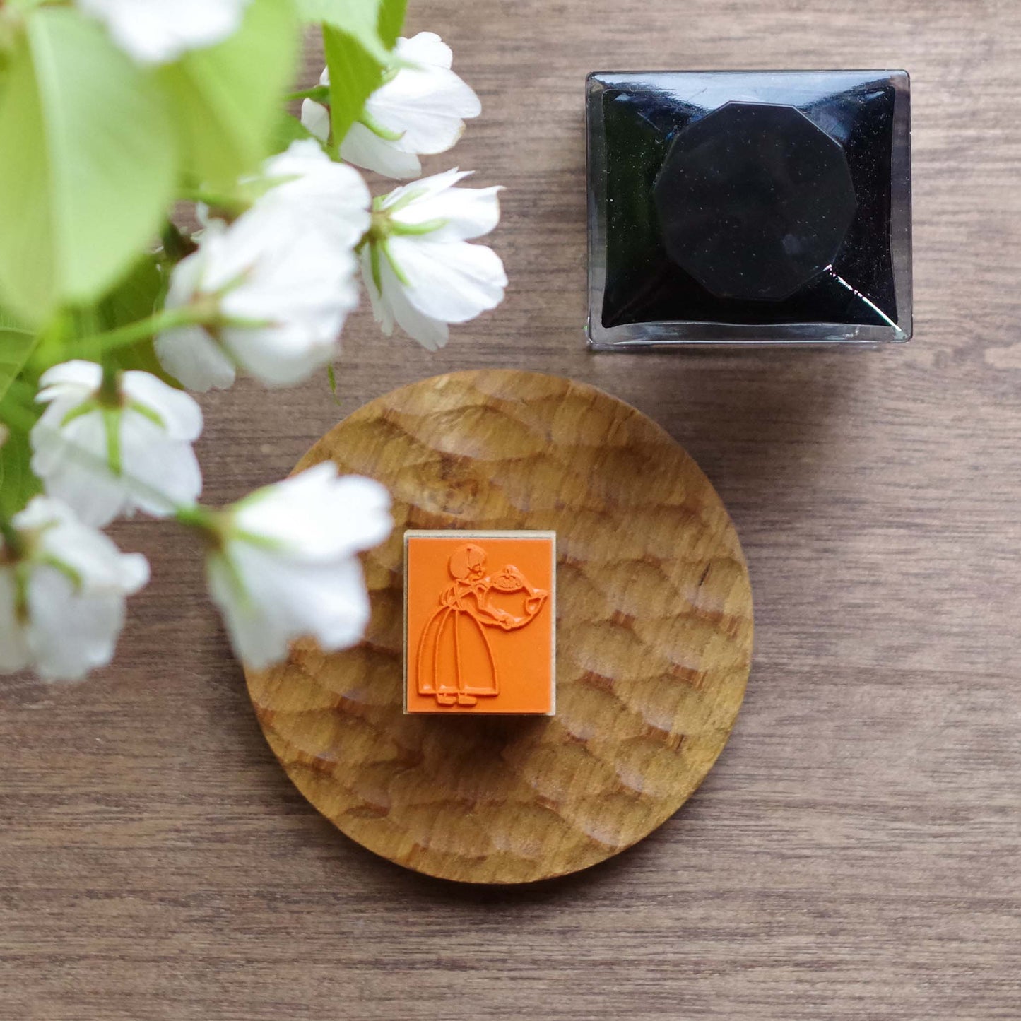 【スタンプ】ティーポットとおかっぱさん