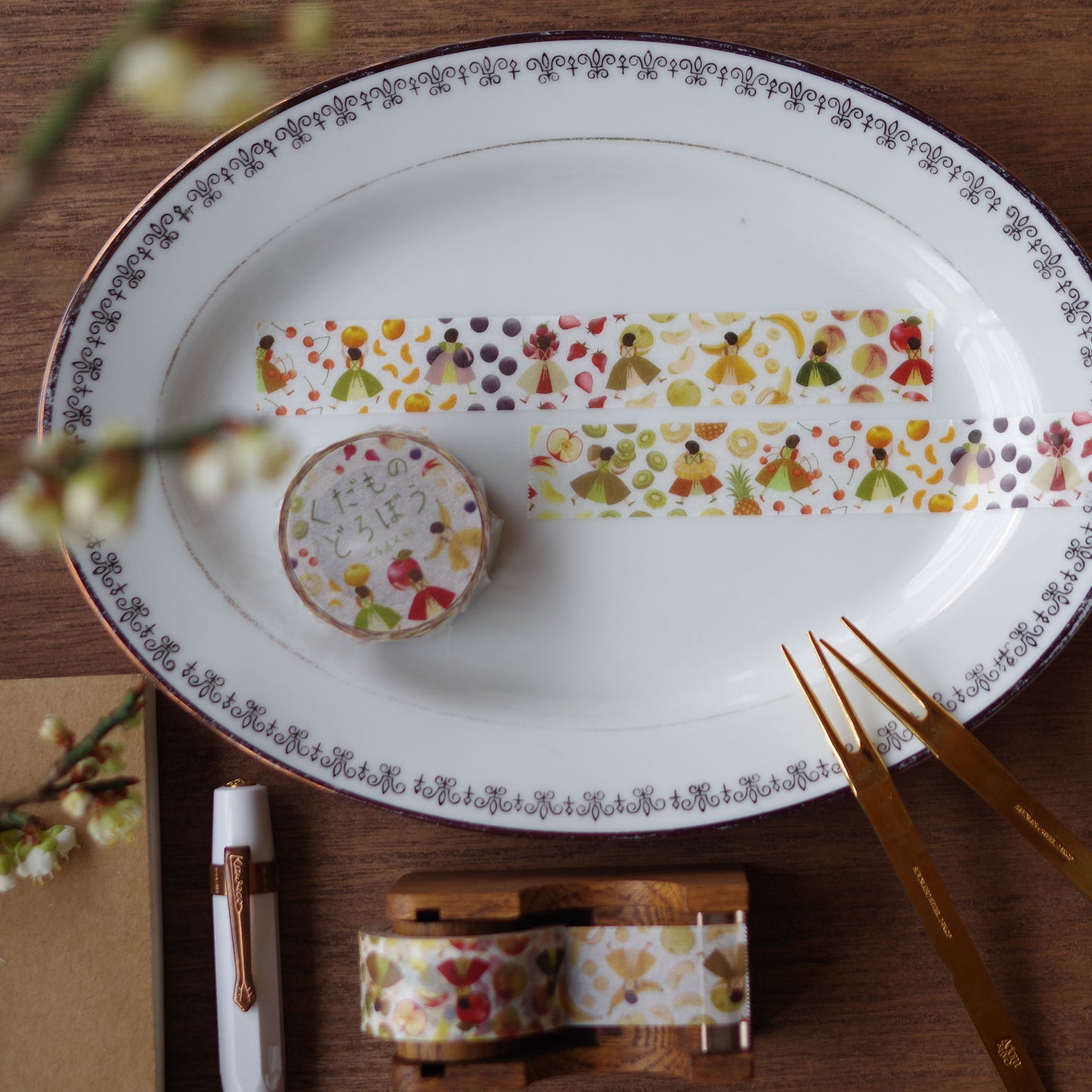 くだものどろぼう マスキングテープ