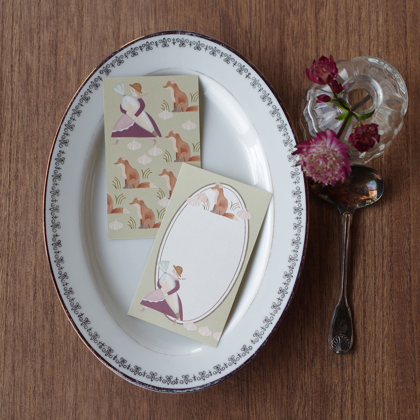 クリームをどうぞ ちいさなフレームメモ