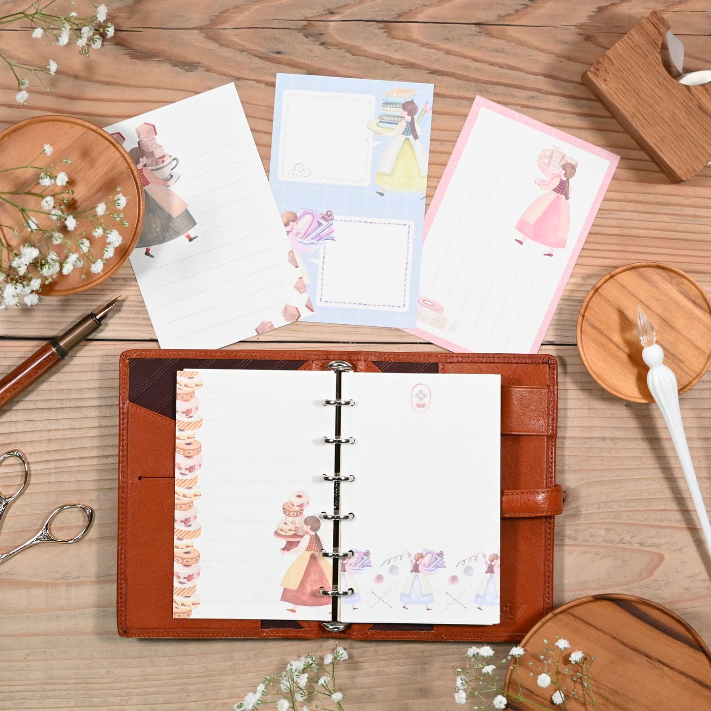 Take plenty of stationery with you: Notepad Blend