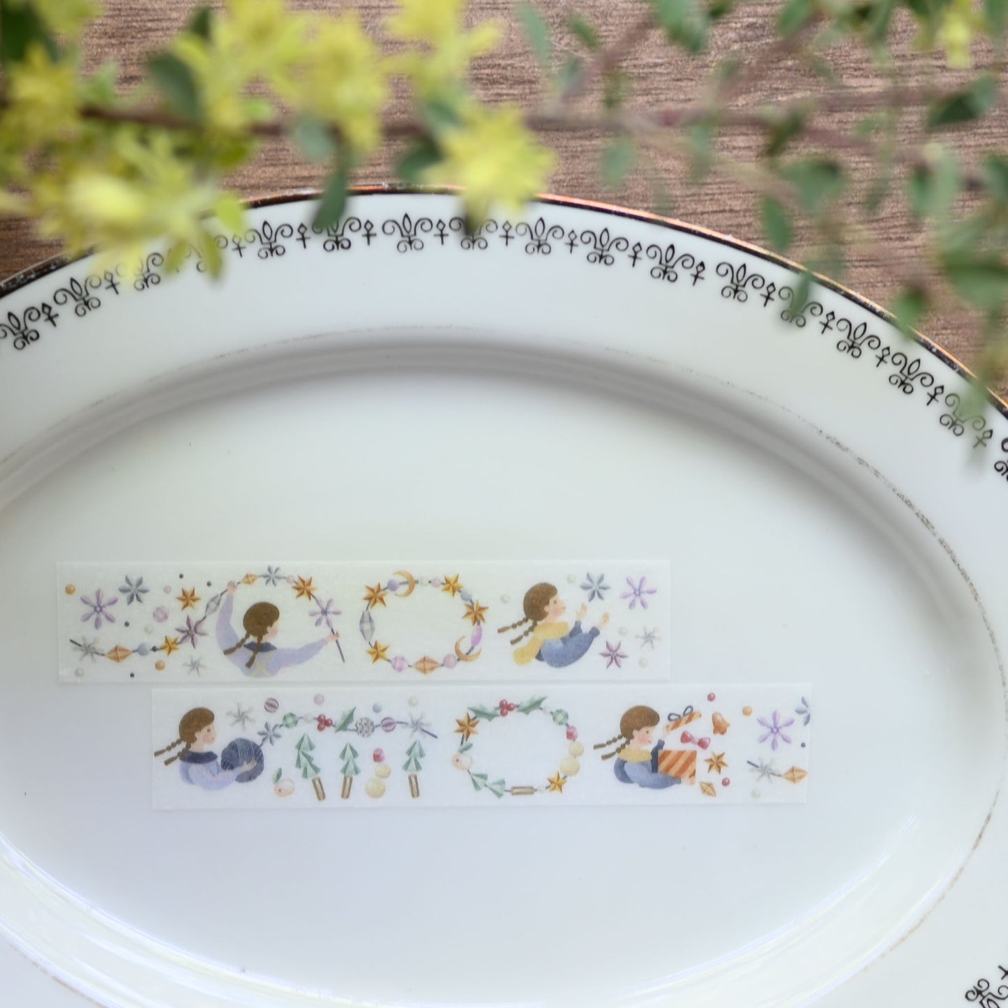 冬のアクセサリー屋さん マスキングテープ