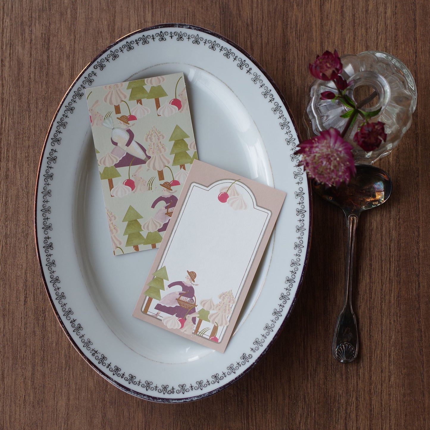 クリームをどうぞ ちいさなフレームメモ