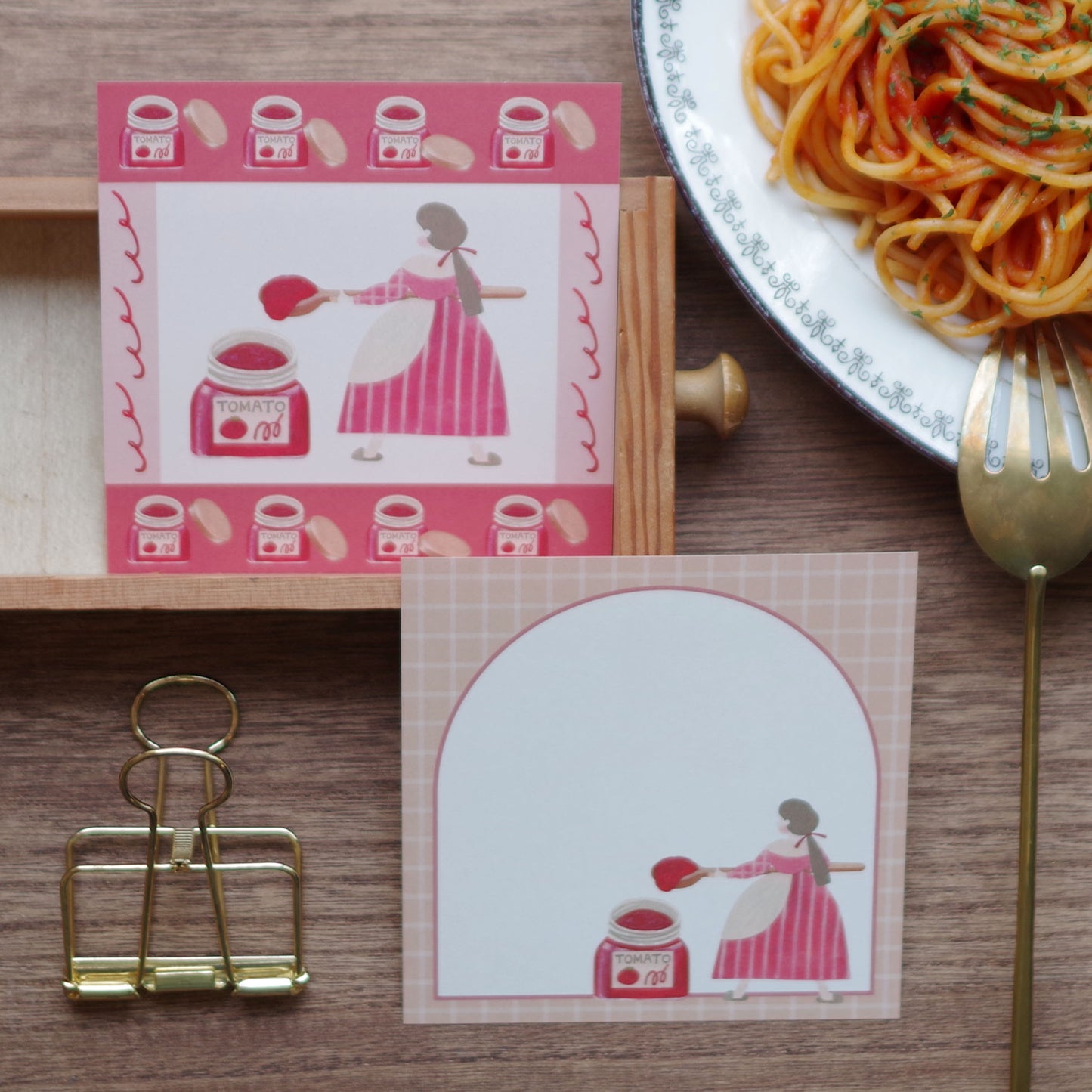 今日のメニューはナポリタン ましかくメモ