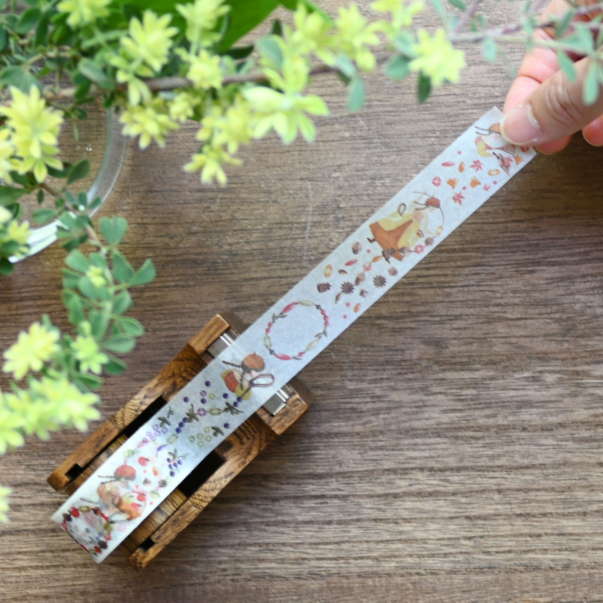 てるふく商店】秋のアクセサリー屋さん マスキングテープ てるふく商店